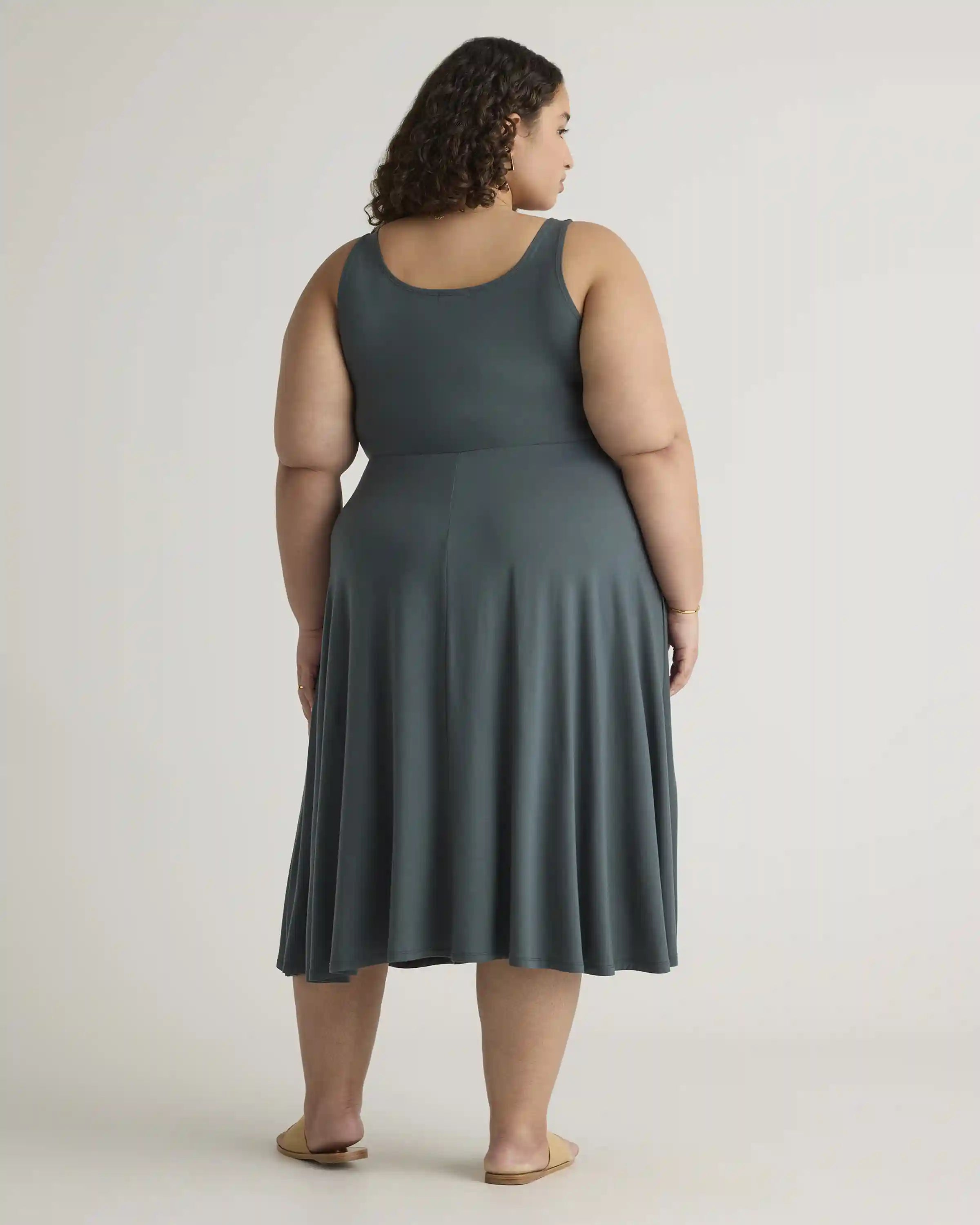 Tencel Jersey Fit & Flare Dress
