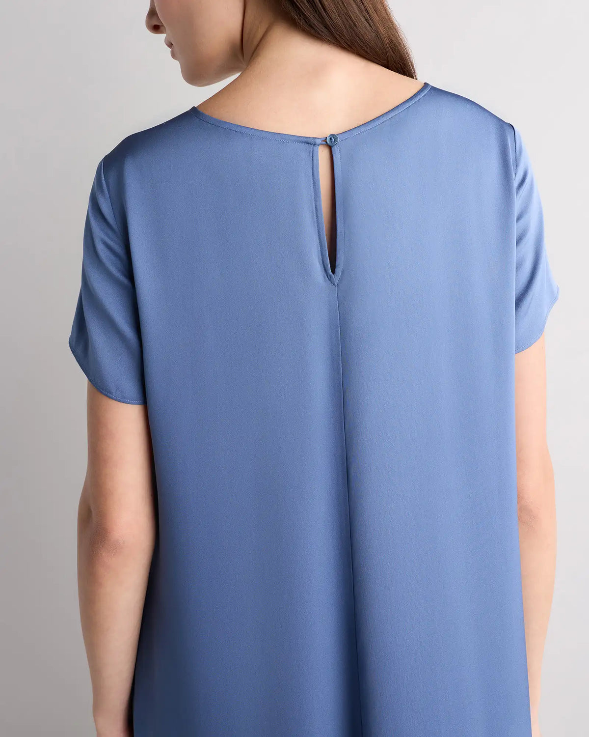 Washable Stretch Silk Voluminous Maxi Dress