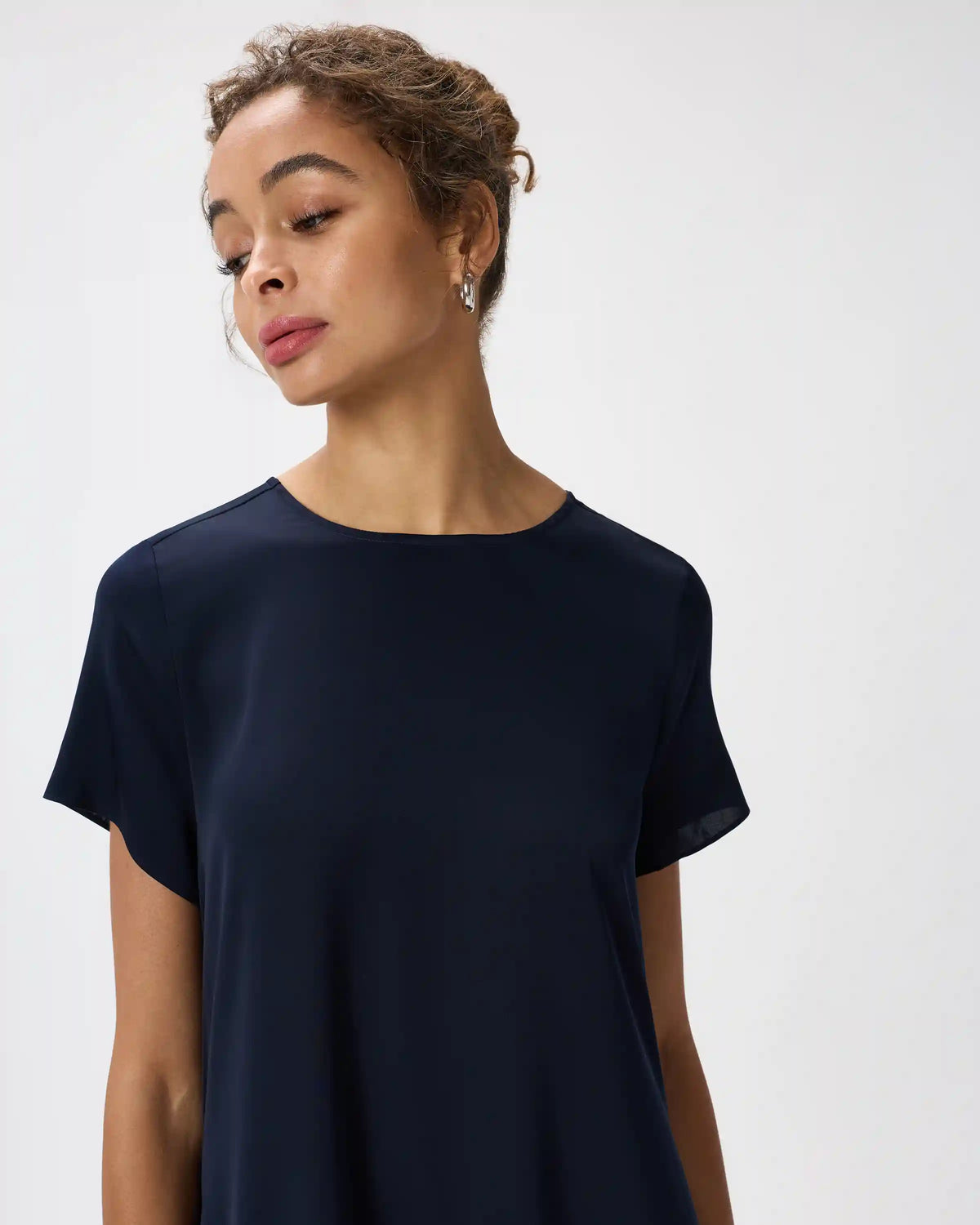 Washable Stretch Silk Voluminous Maxi Dress