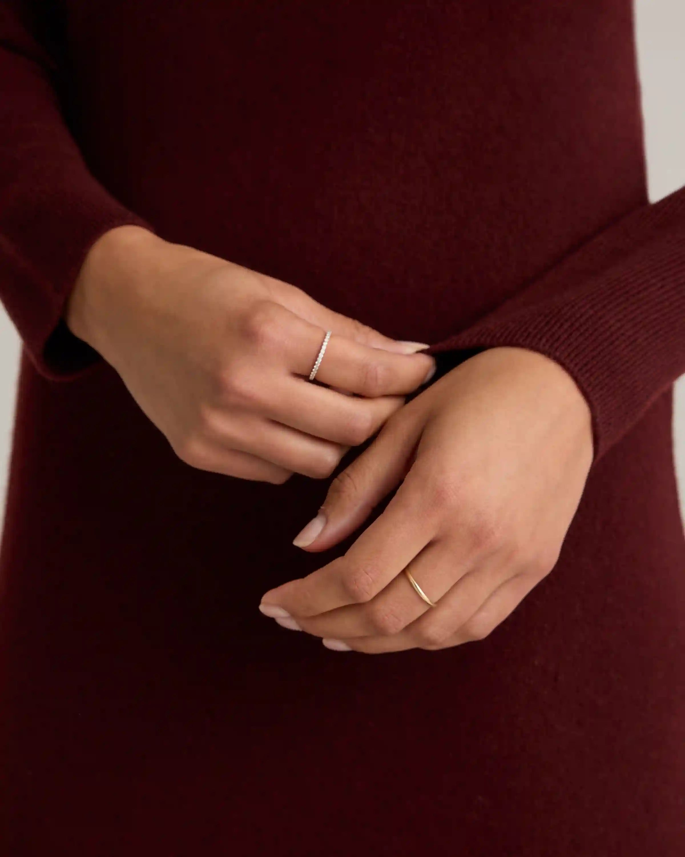 Mongolian Cashmere Turtleneck Midi Sweater Dress