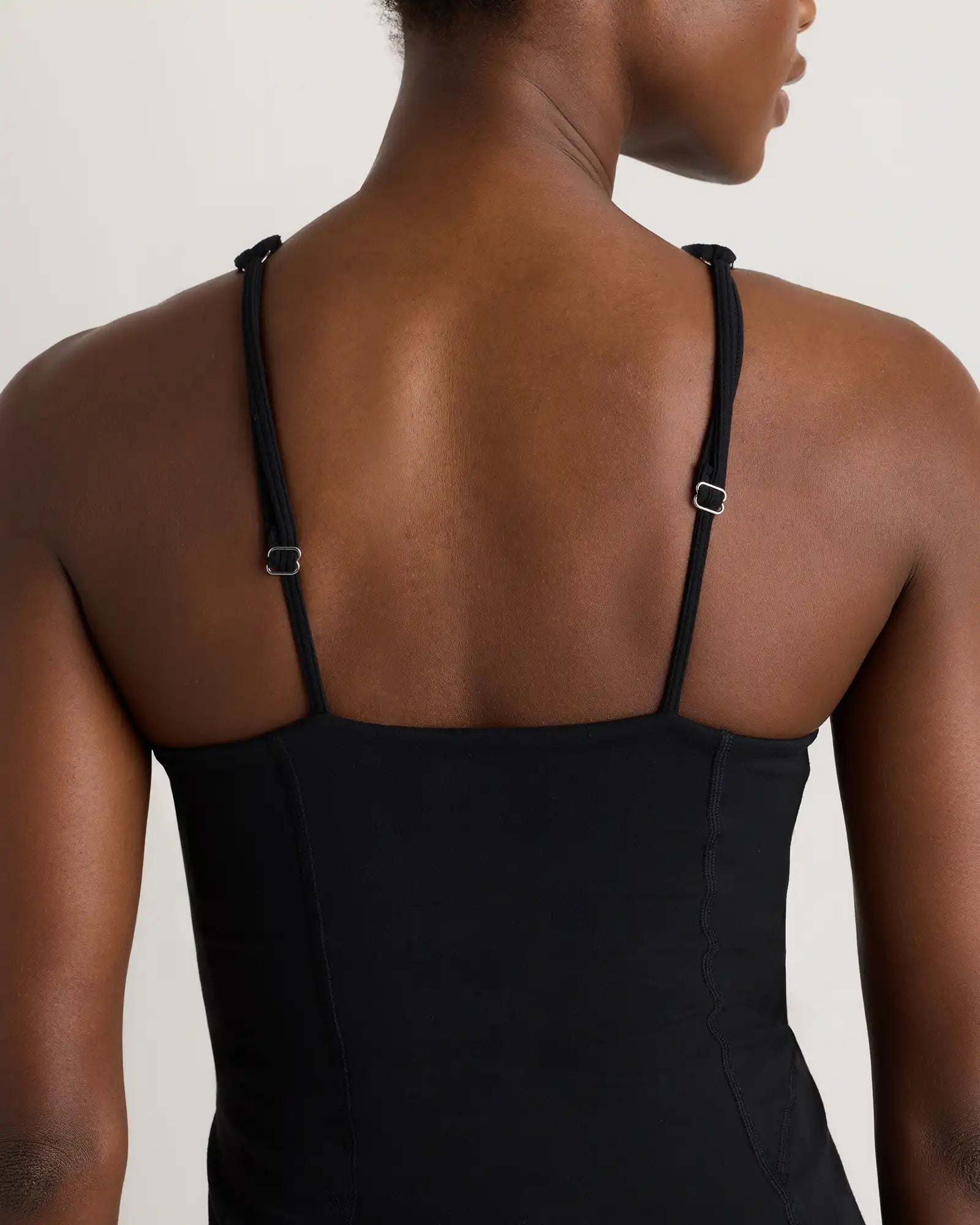 Power-Up Square Neck Dress