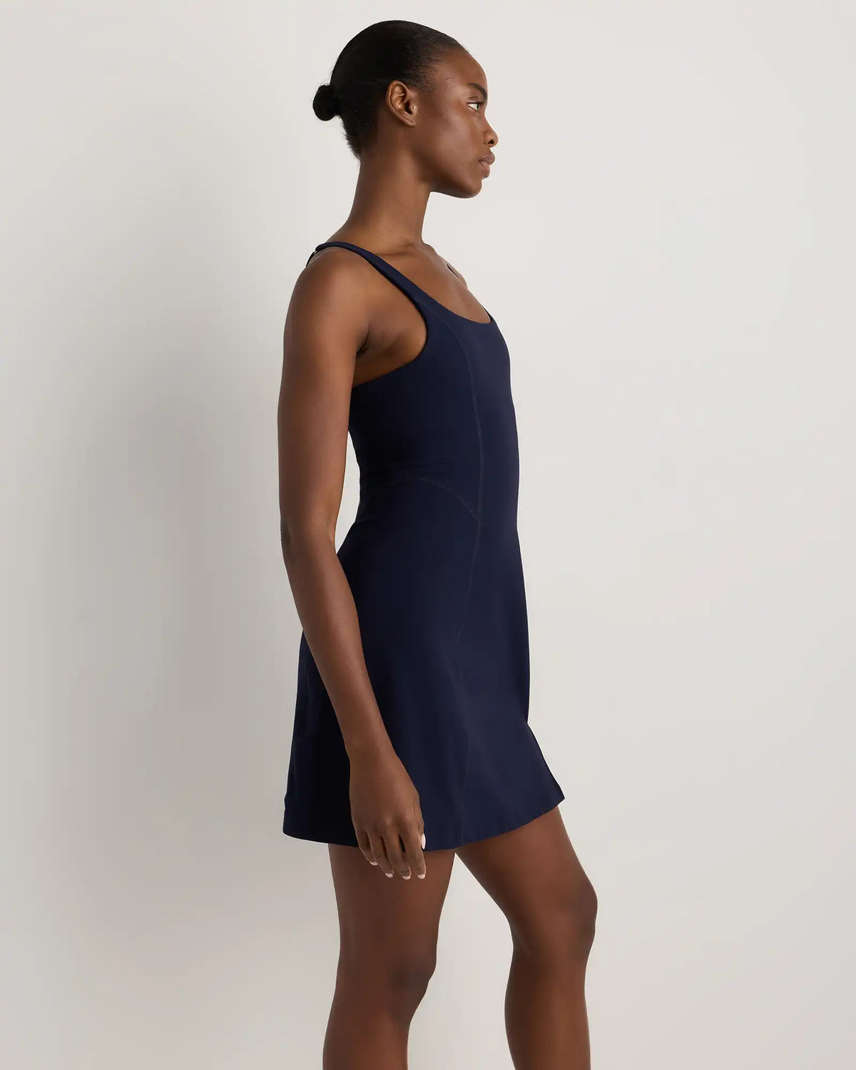 Power-Up Square Neck Dress
