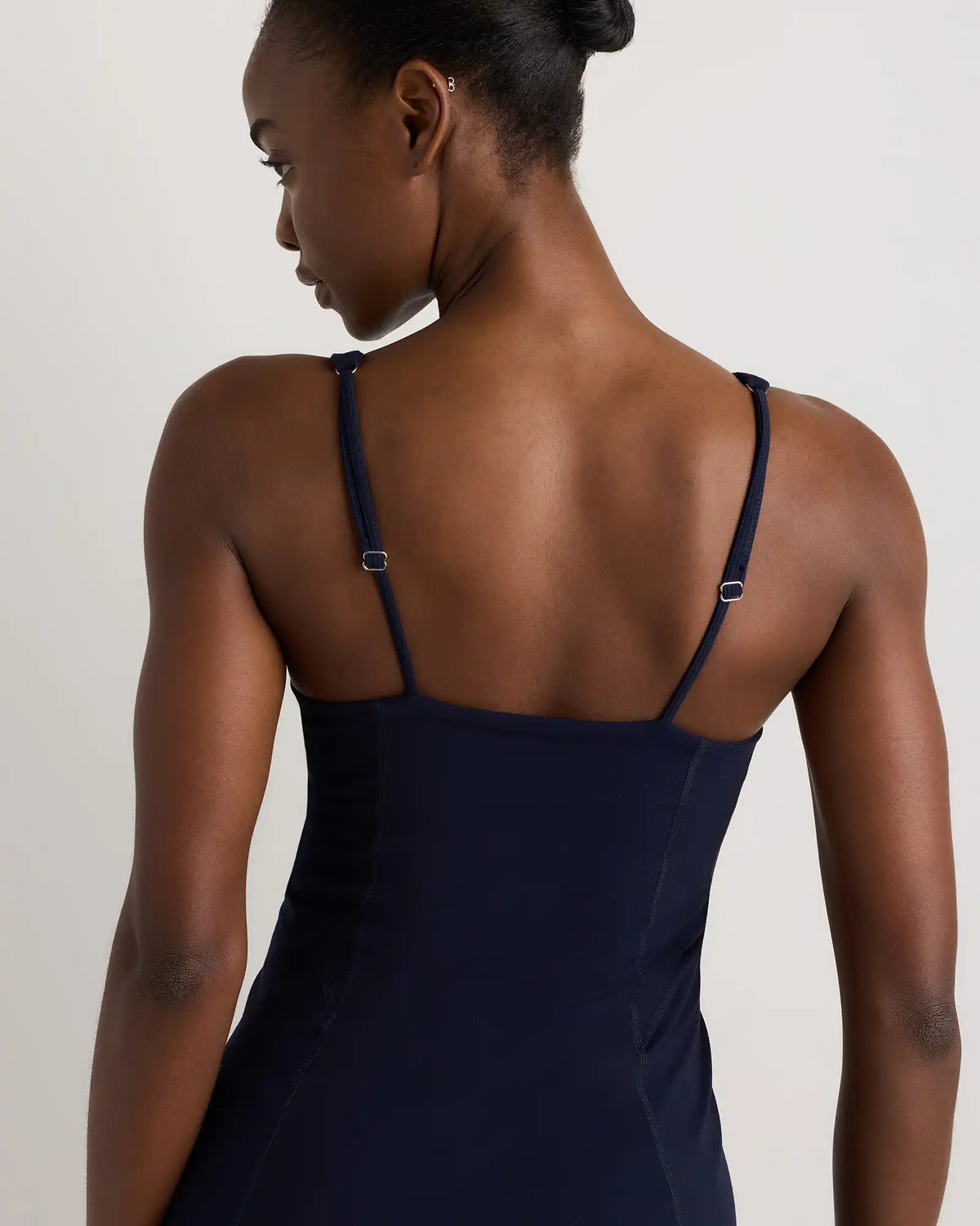 Power-Up Square Neck Dress