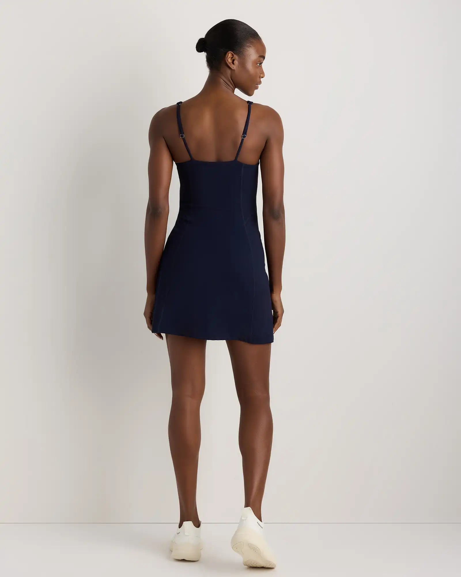 Power-Up Square Neck Dress