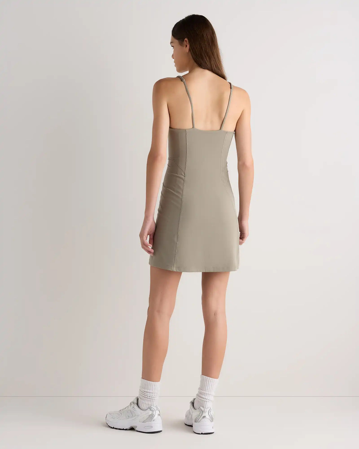 Power-Up Square Neck Dress
