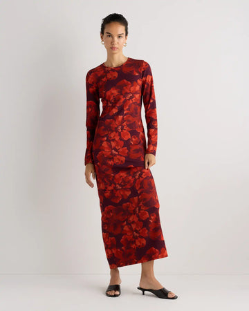 Long Sleeve Knit Maxi Dress