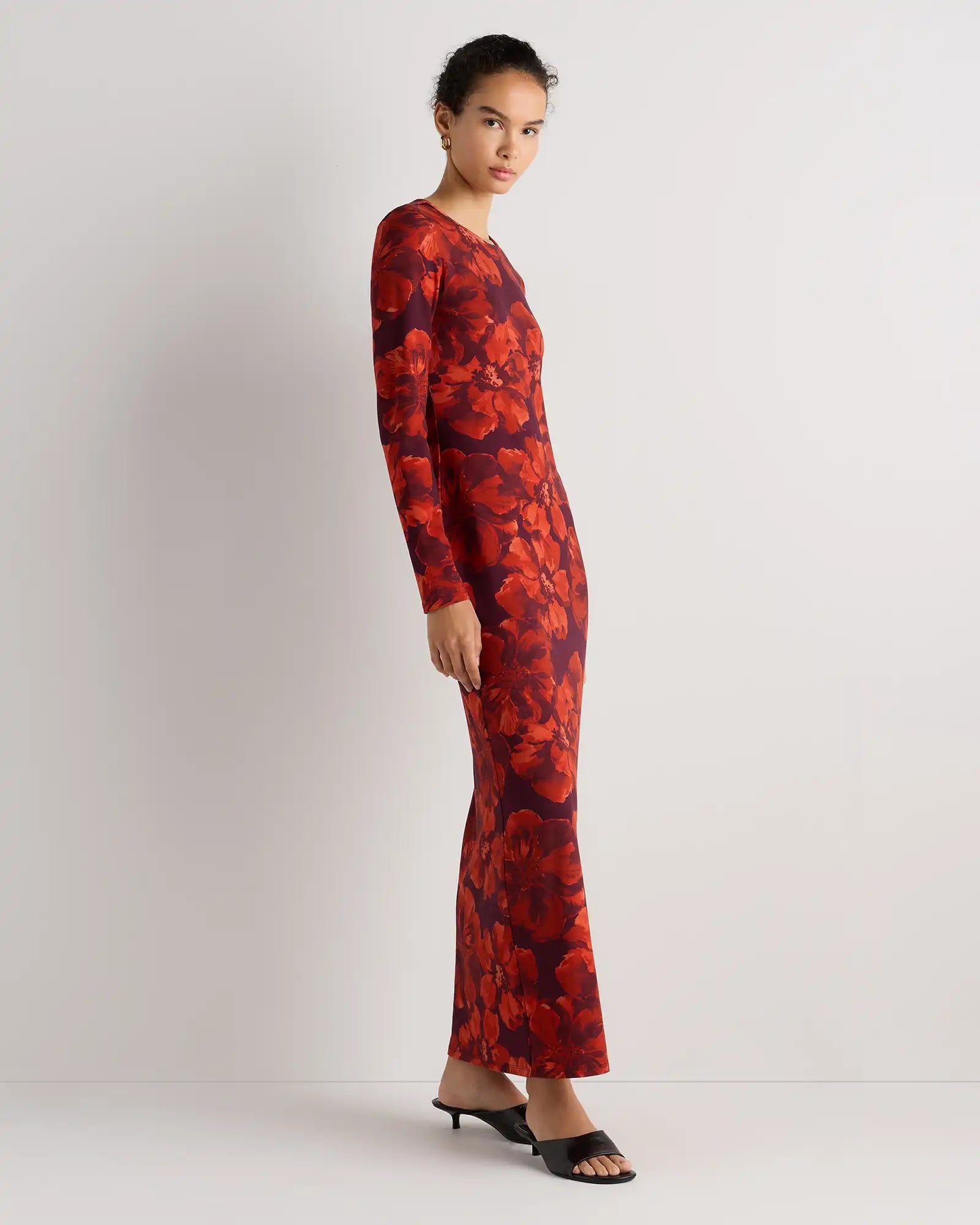 Long Sleeve Knit Maxi Dress