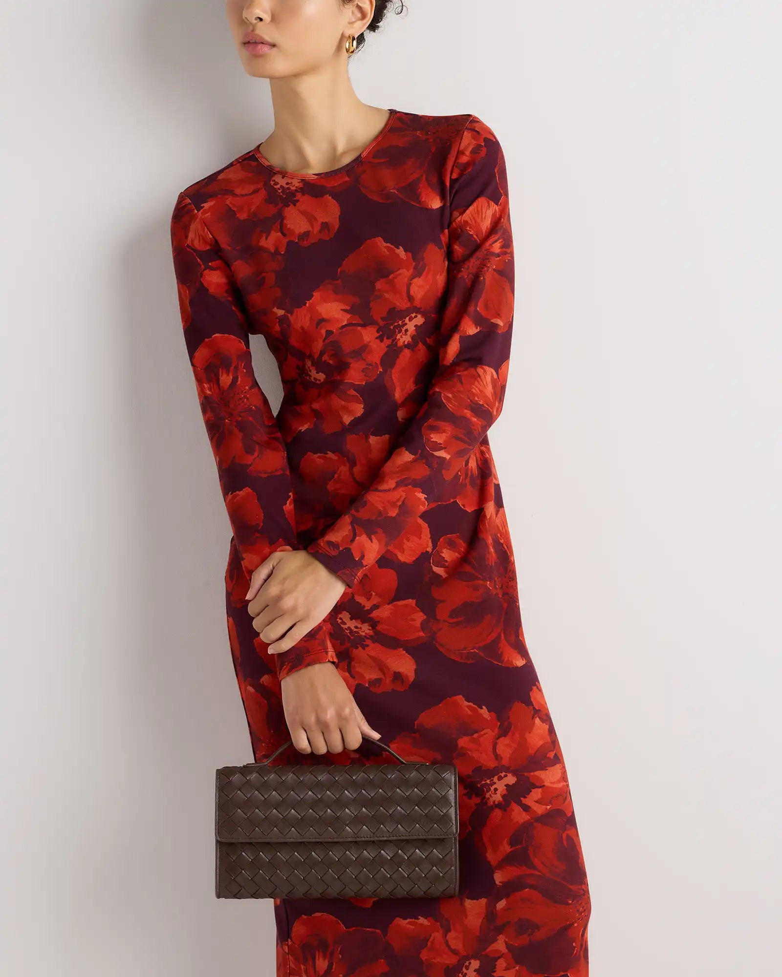Long Sleeve Knit Maxi Dress