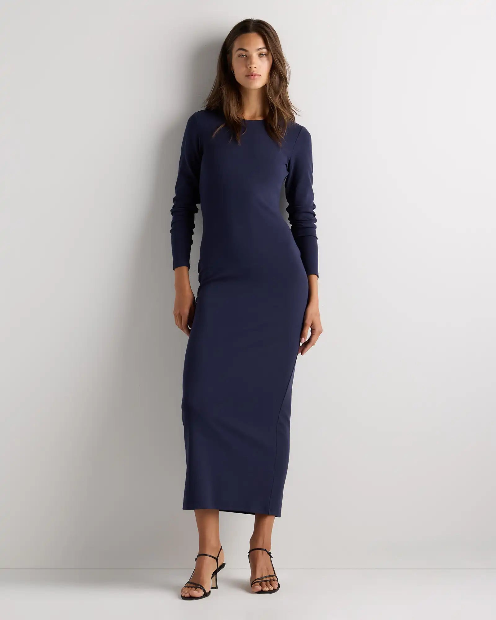 Long Sleeve Knit Maxi Dress