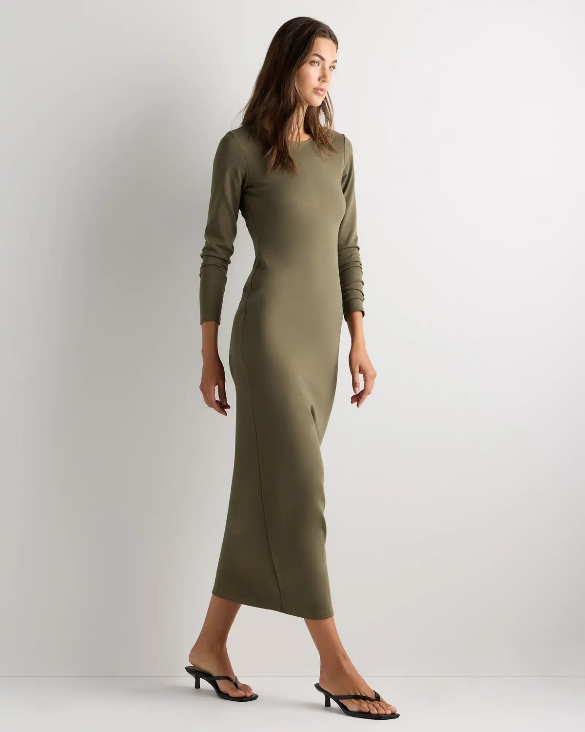 Long Sleeve Knit Maxi Dress