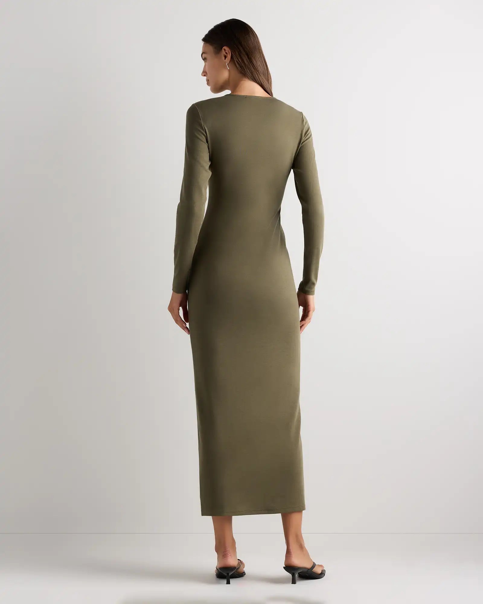 Long Sleeve Knit Maxi Dress