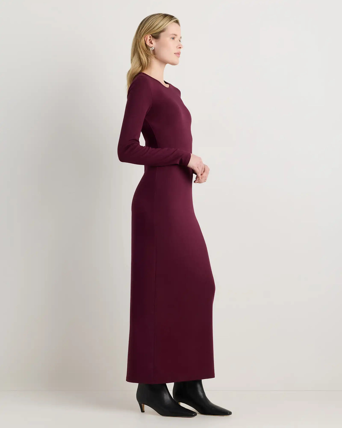 Long Sleeve Knit Maxi Dress