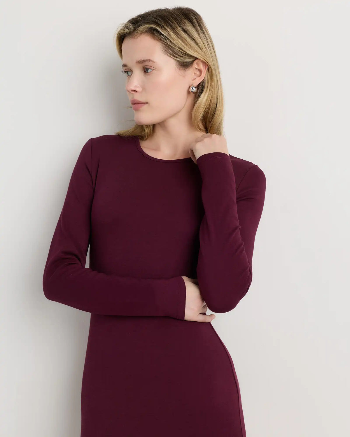 Long Sleeve Knit Maxi Dress