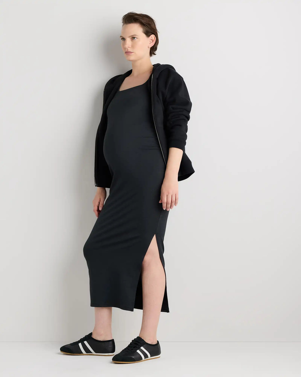 Ultra-Soft Maternity Midi Dress