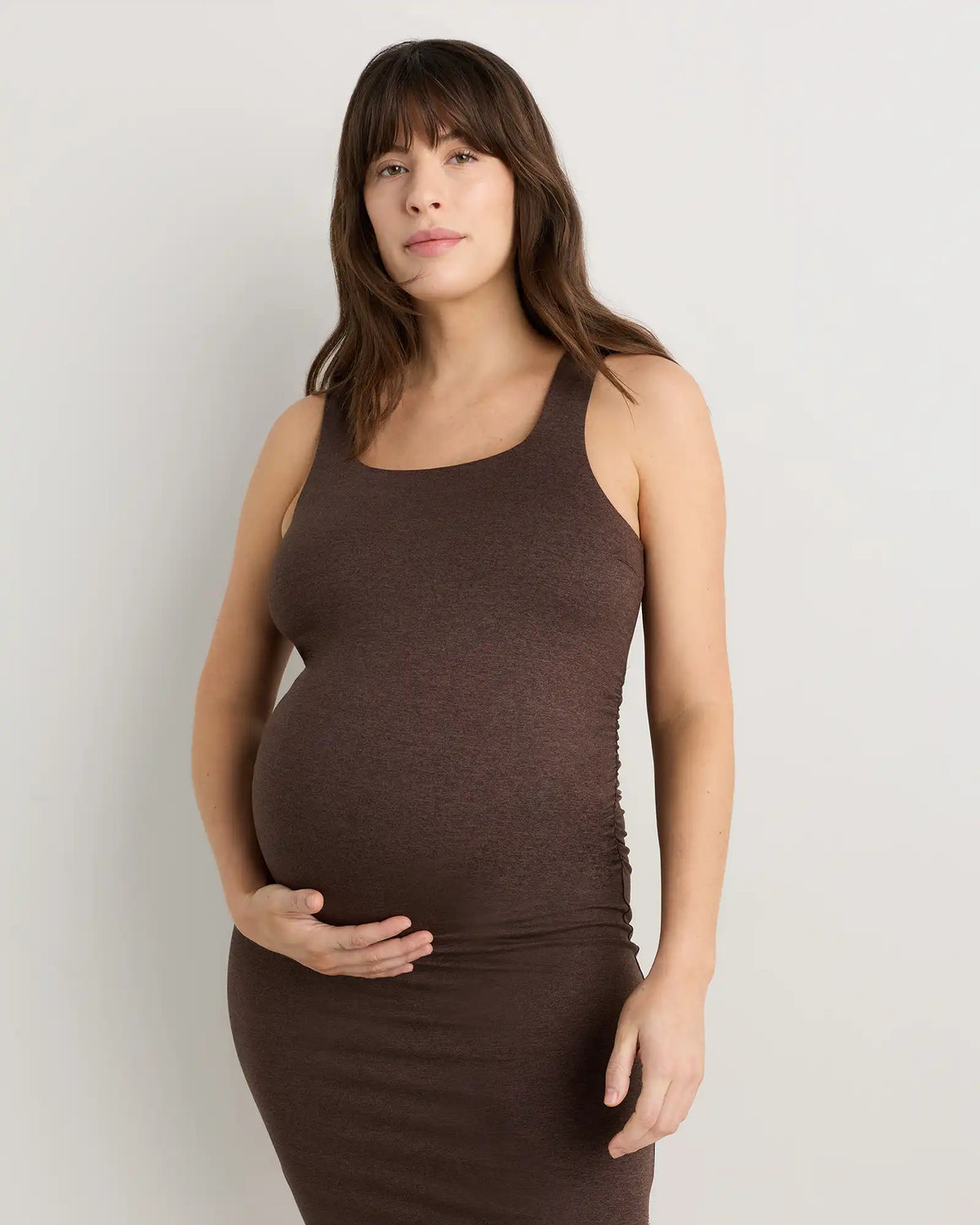 Ultra-Soft Maternity Midi Dress