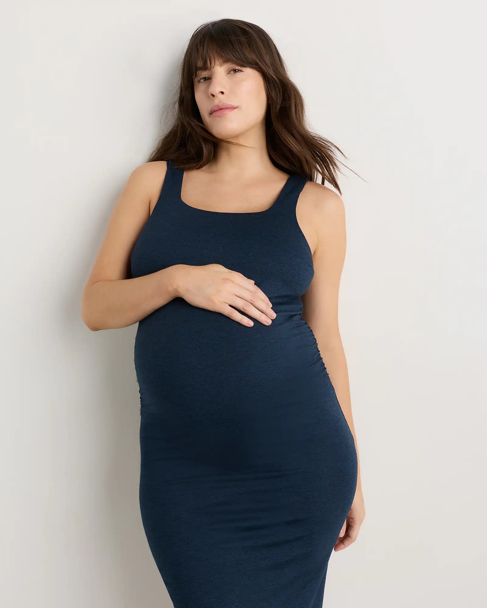 Ultra-Soft Maternity Midi Dress