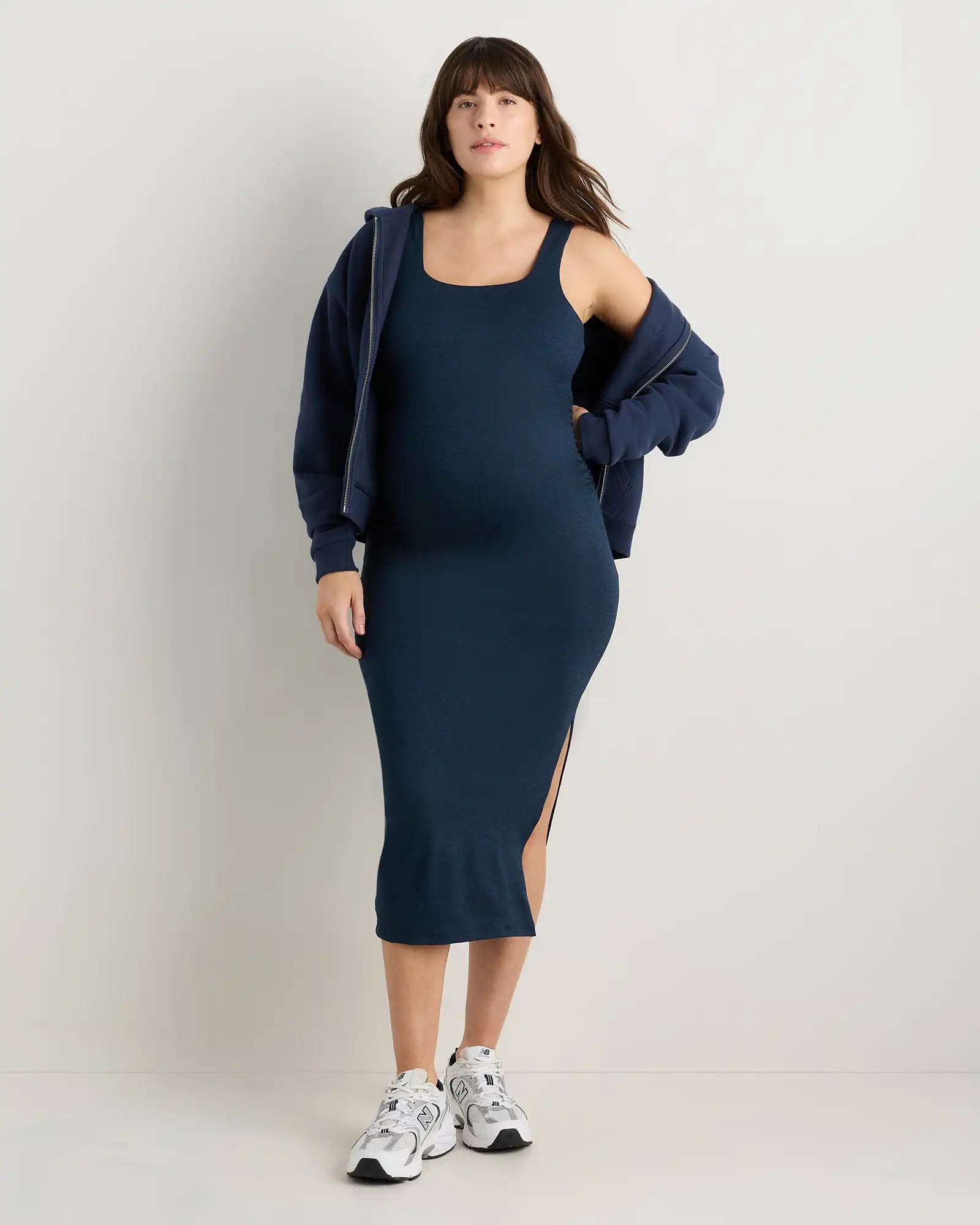 Ultra-Soft Maternity Midi Dress