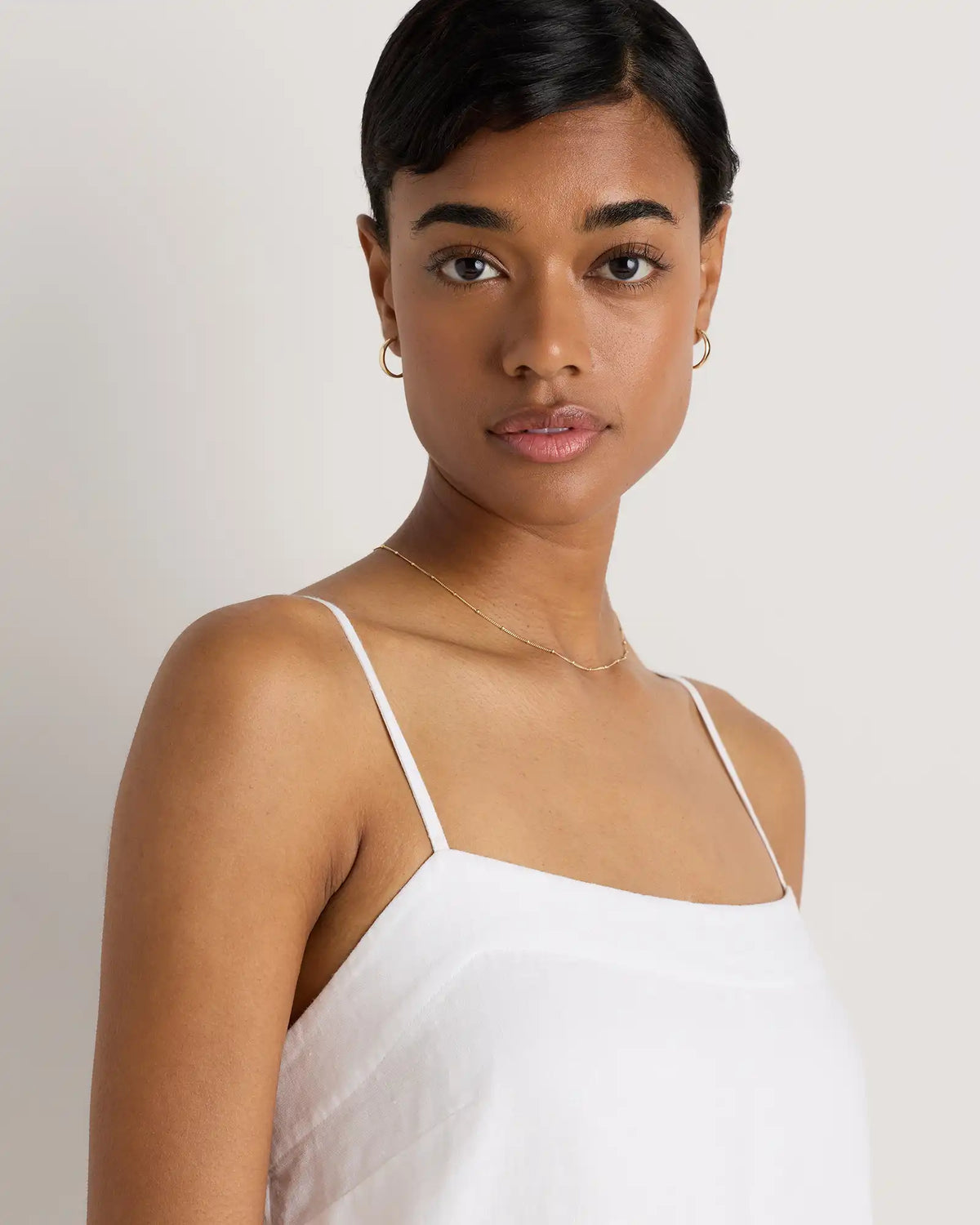 100% European Linen Mini Skort Dress