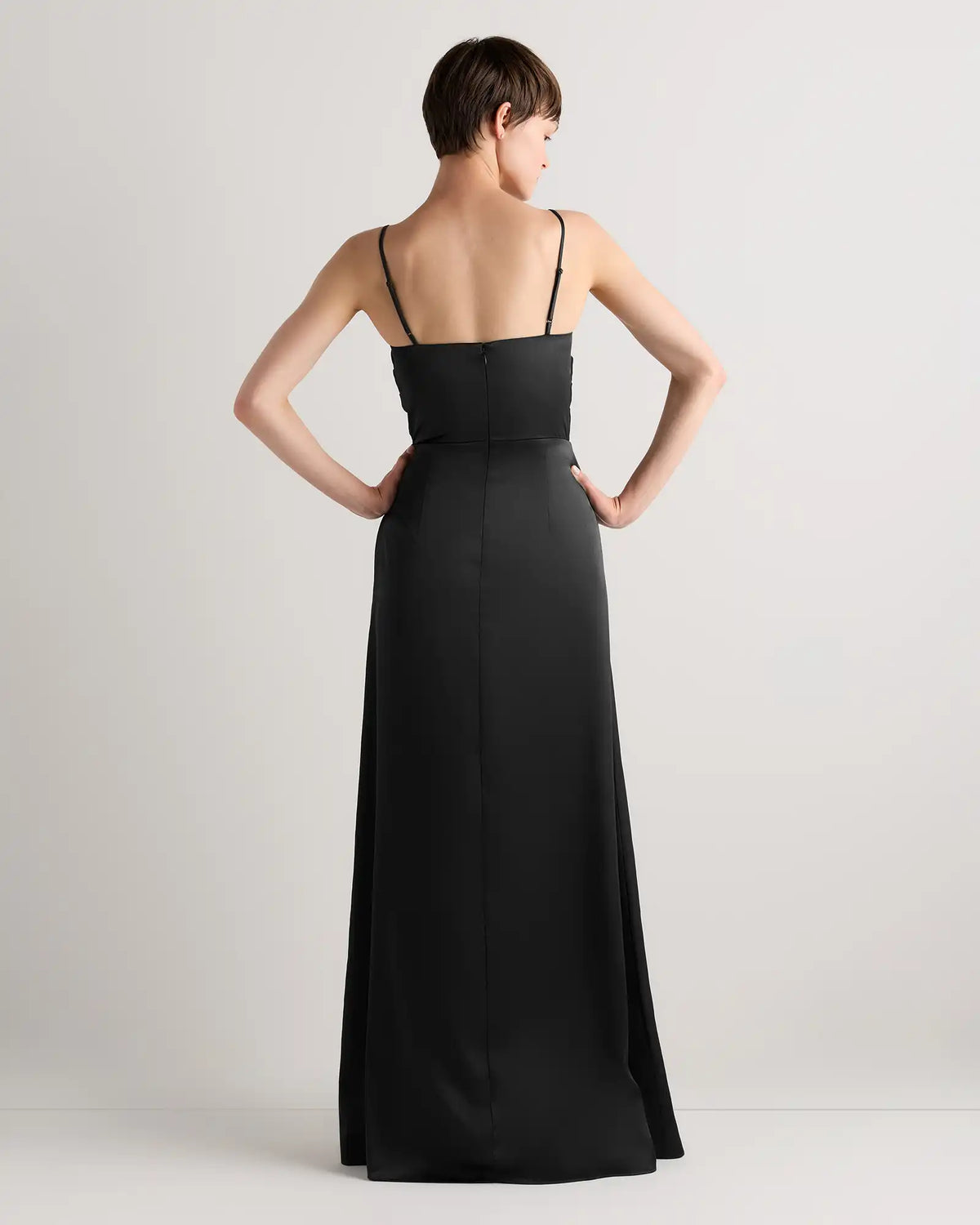 Juliette Stretch Satin Dress
