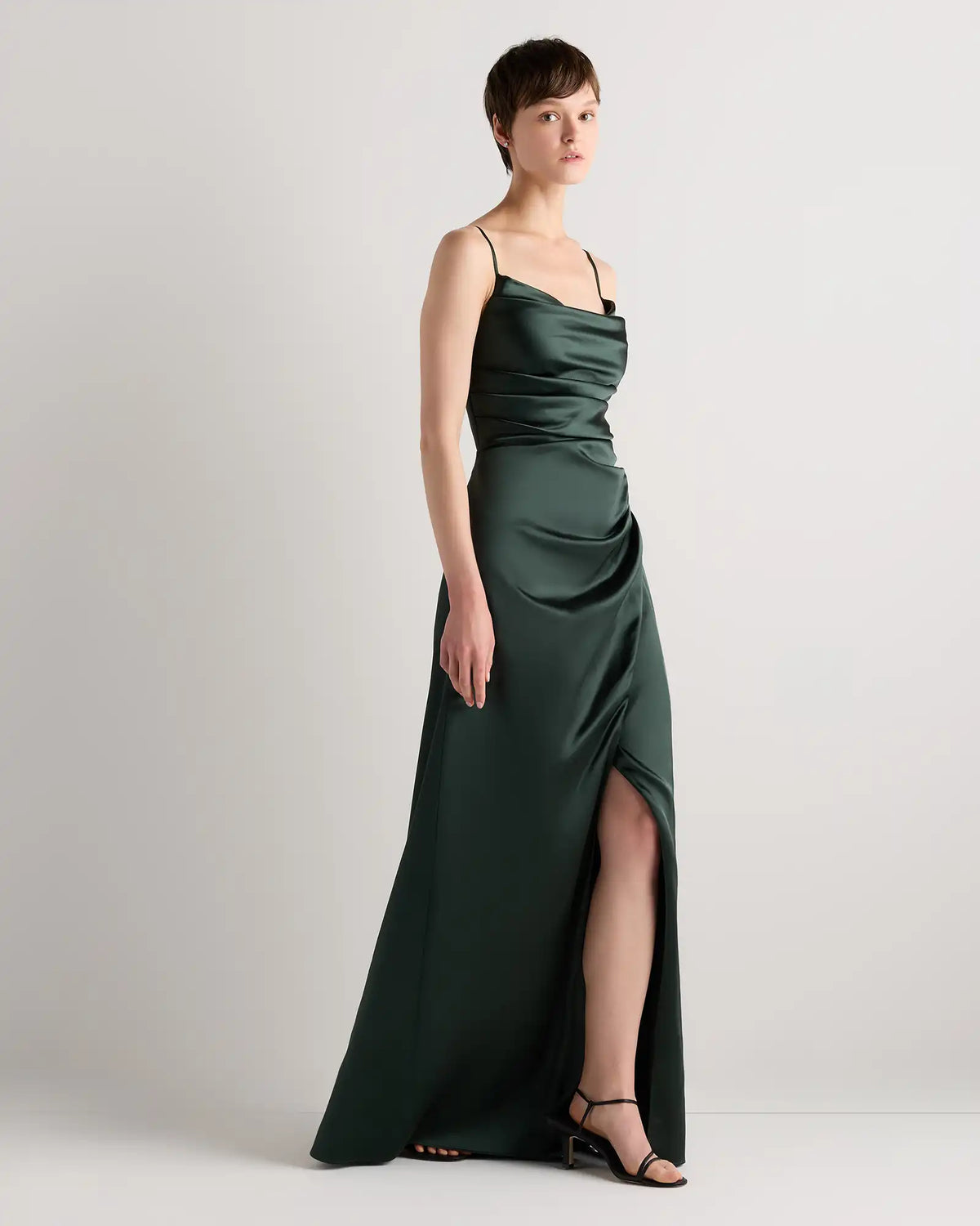 Juliette Stretch Satin Dress