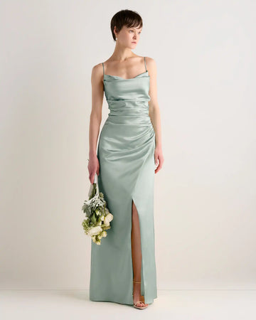 Juliette Stretch Satin Dress
