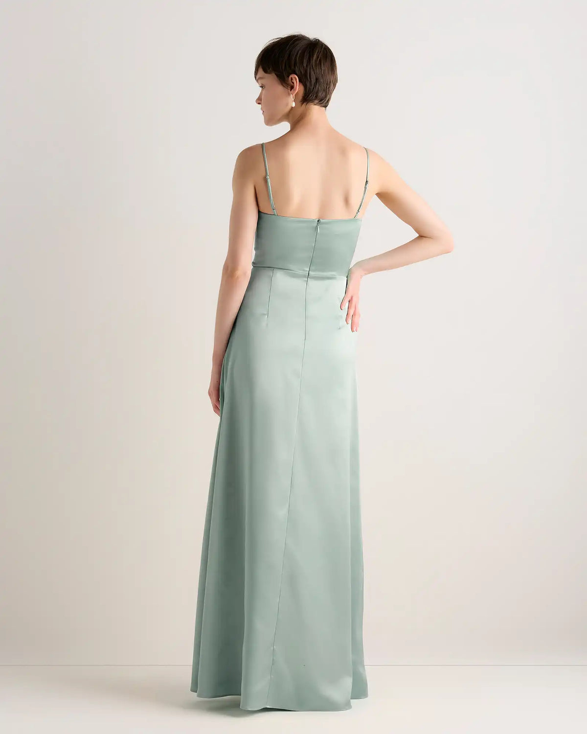 Juliette Stretch Satin Dress