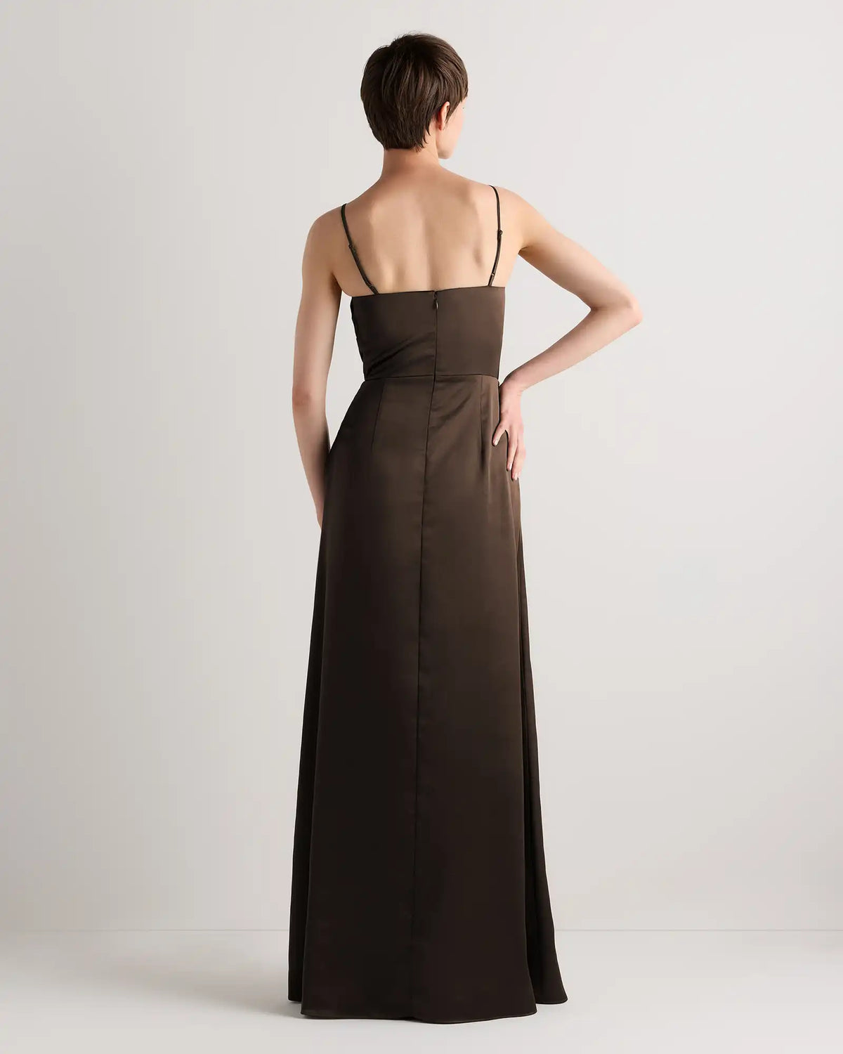 Juliette Stretch Satin Dress