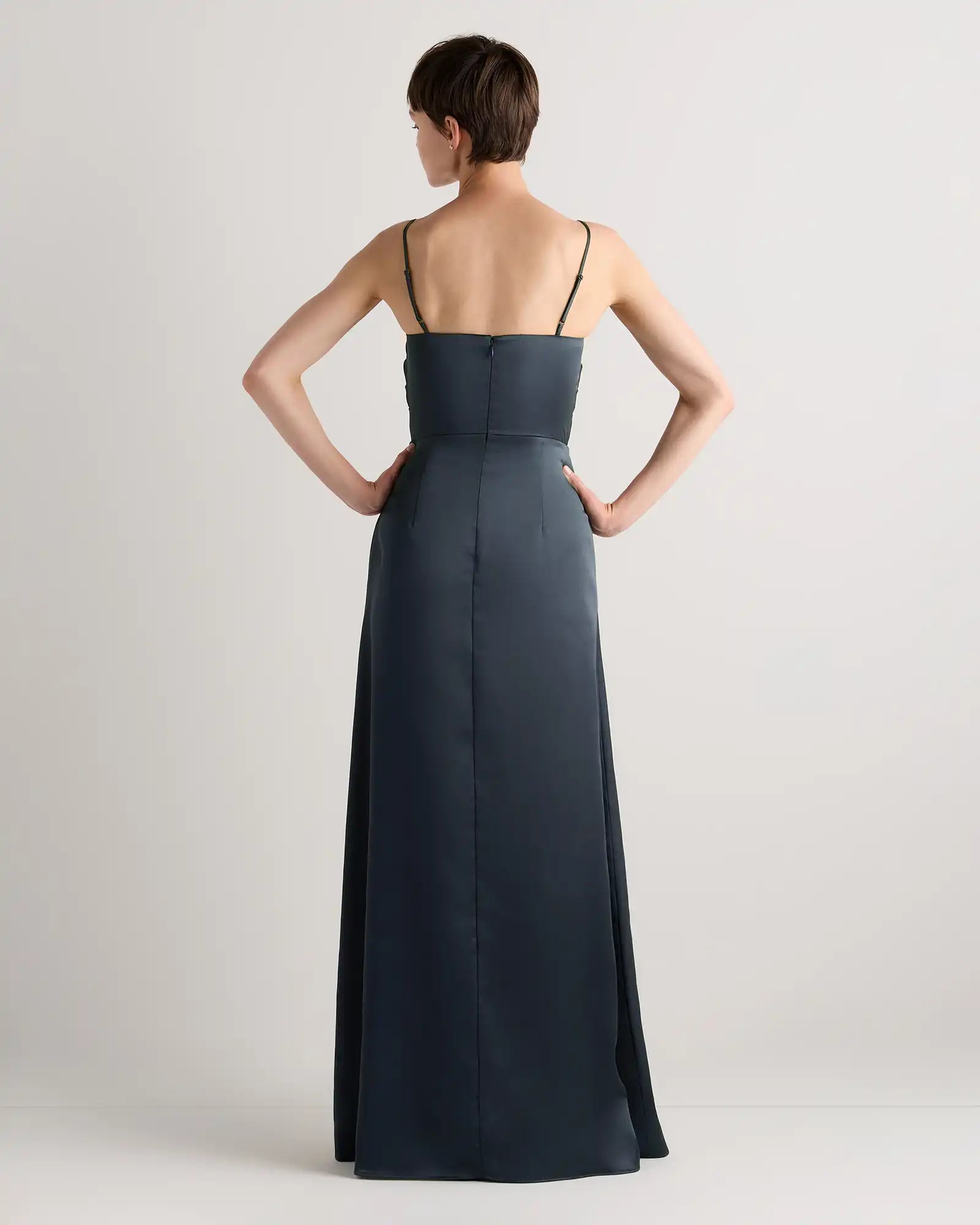 Juliette Stretch Satin Dress