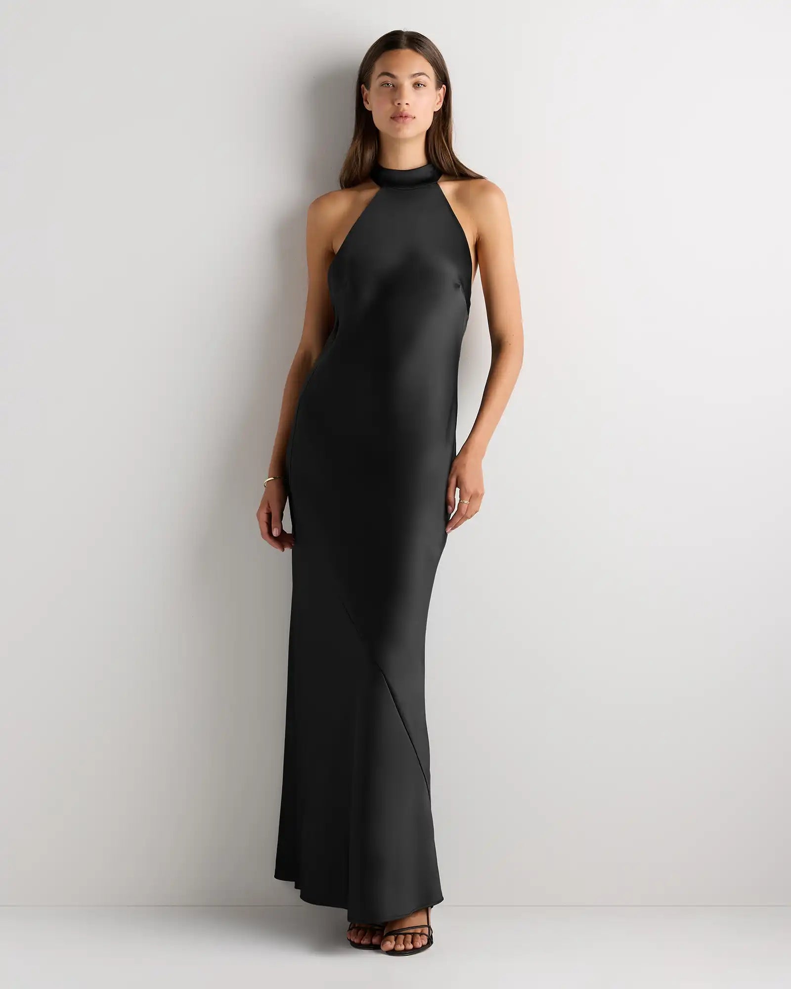 Catalina Stretch Satin Dress