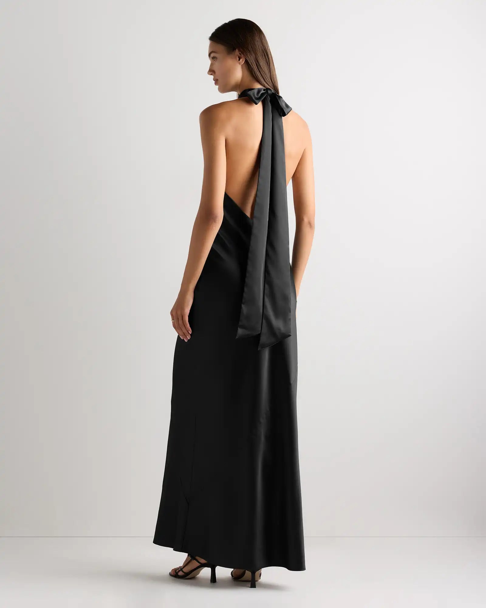 Catalina Stretch Satin Dress