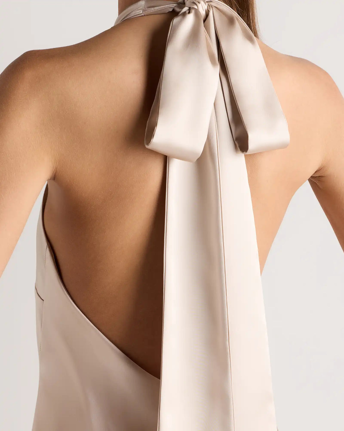 Catalina Stretch Satin Dress