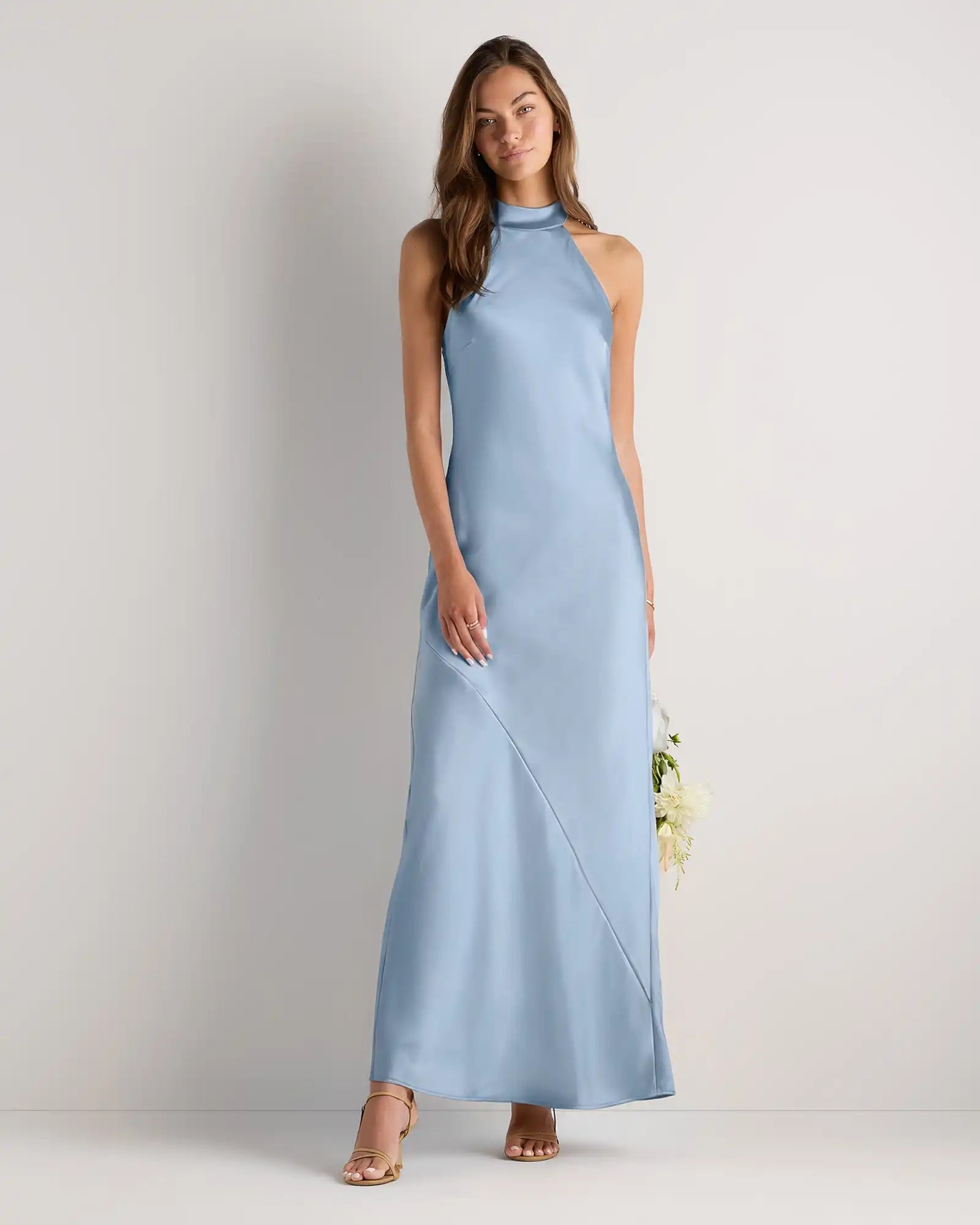 Catalina Stretch Satin Dress