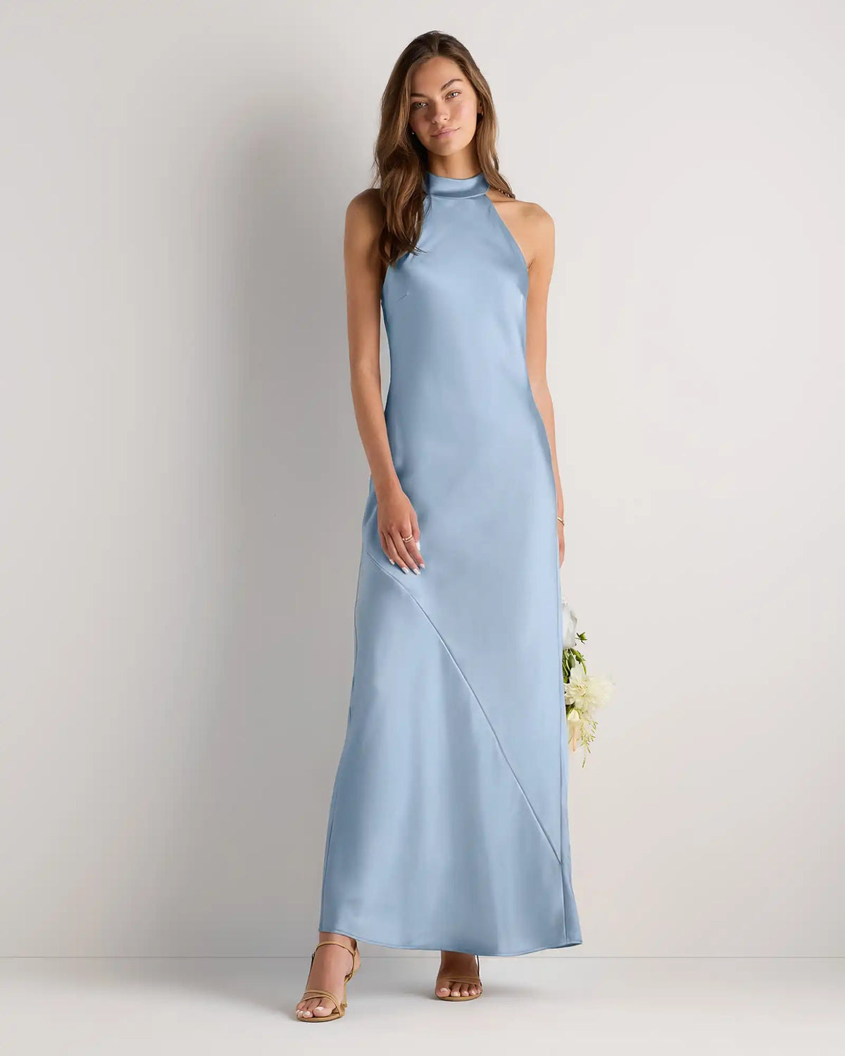 Catalina Stretch Satin Dress