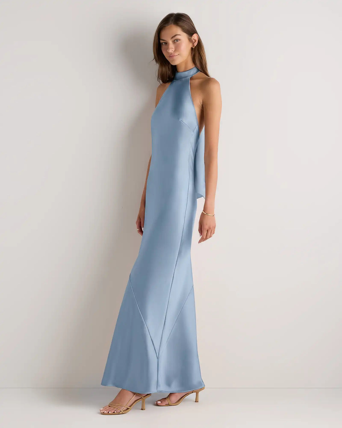Catalina Stretch Satin Dress