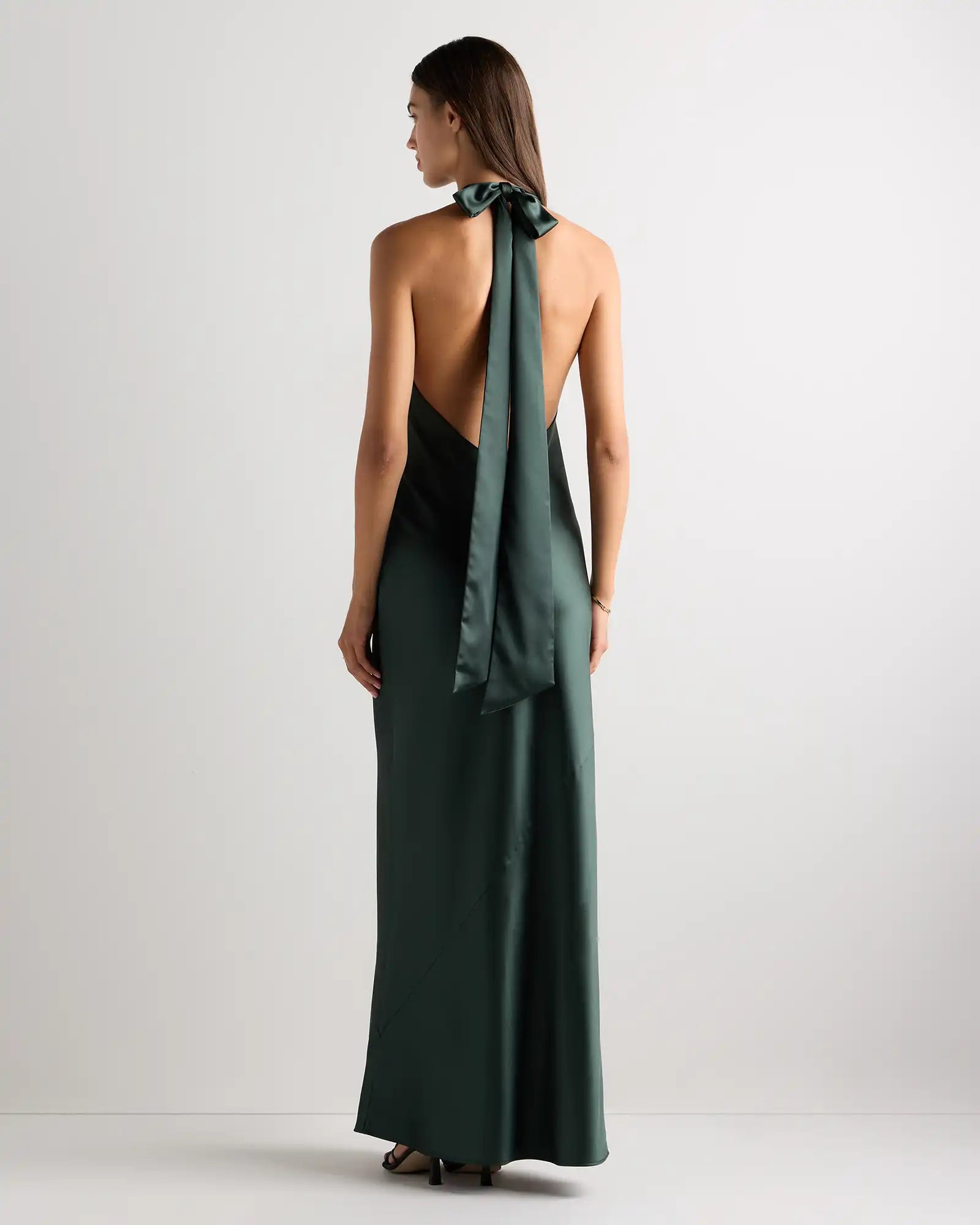 Catalina Stretch Satin Dress
