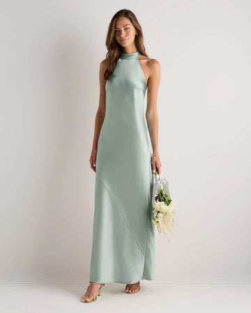 Catalina Stretch Satin Dress
