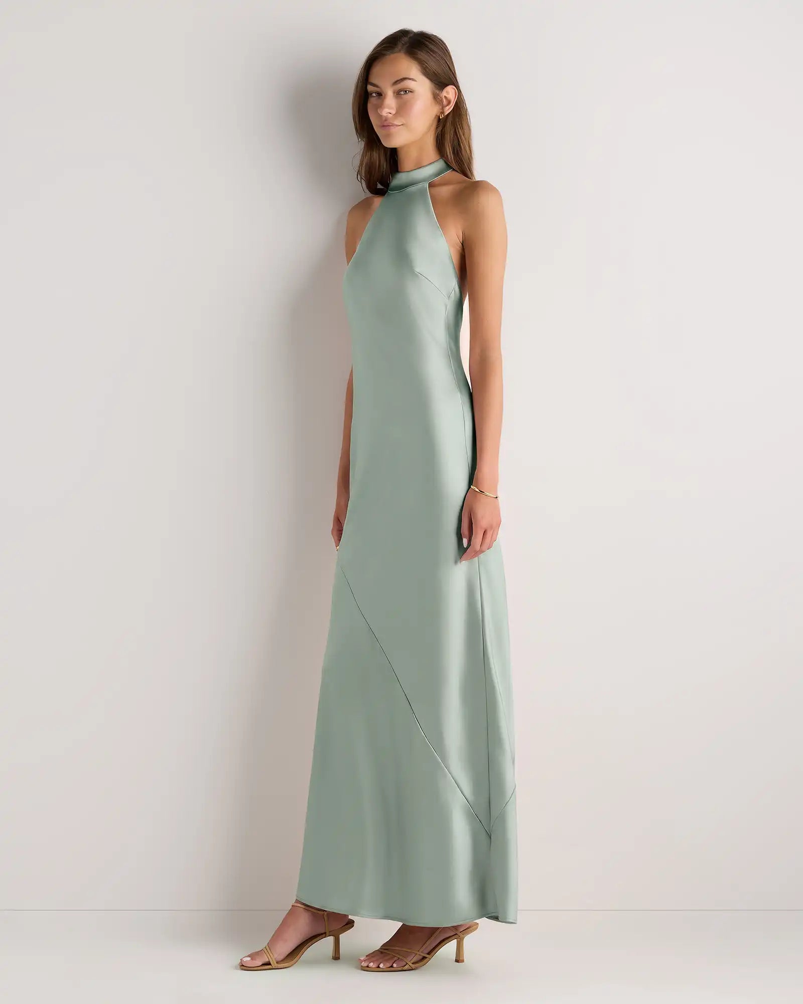 Catalina Stretch Satin Dress