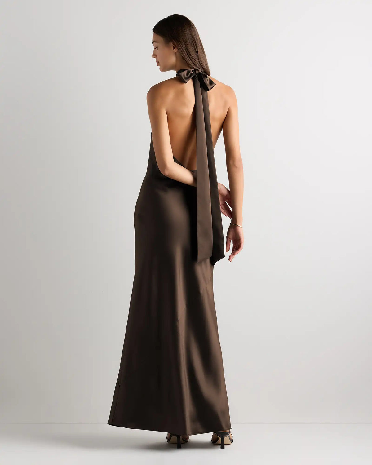 Catalina Stretch Satin Dress