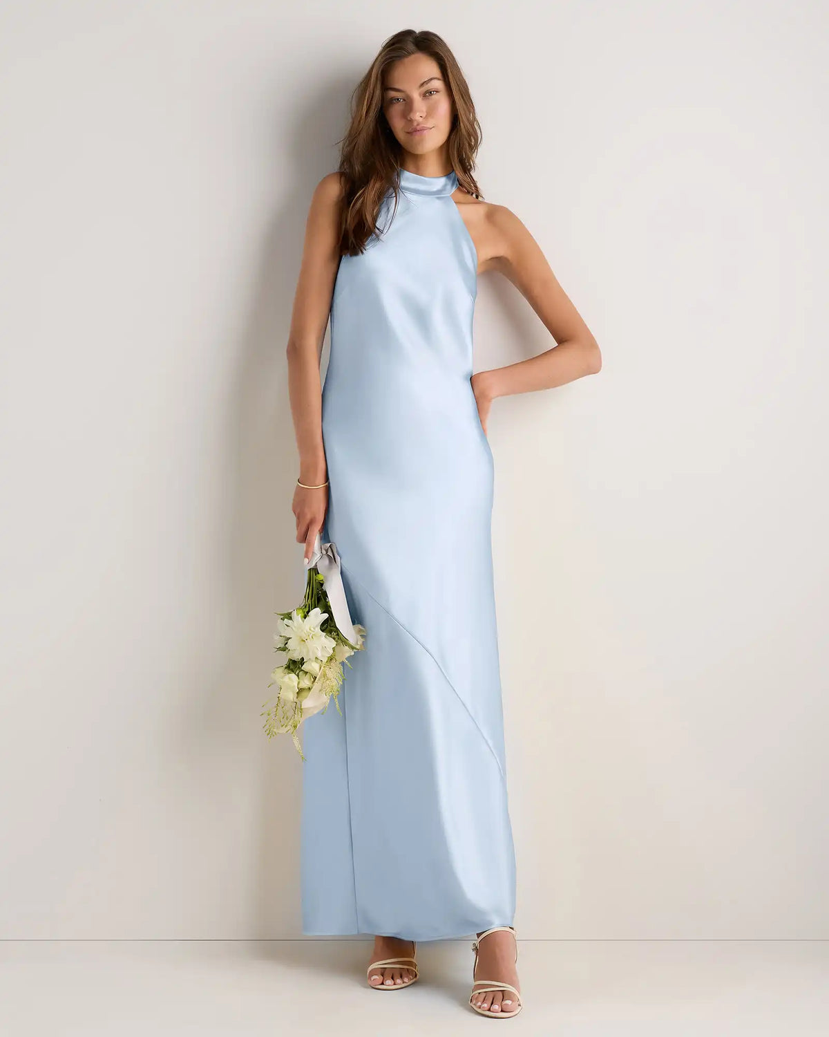 Catalina Stretch Satin Dress