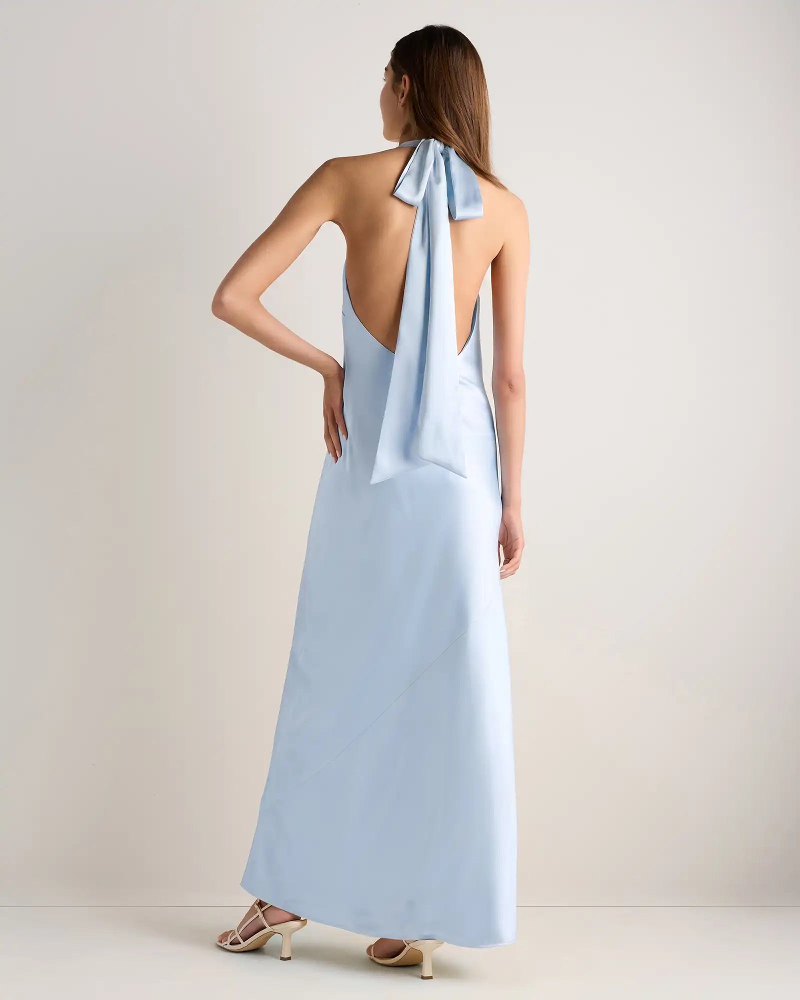 Catalina Stretch Satin Dress