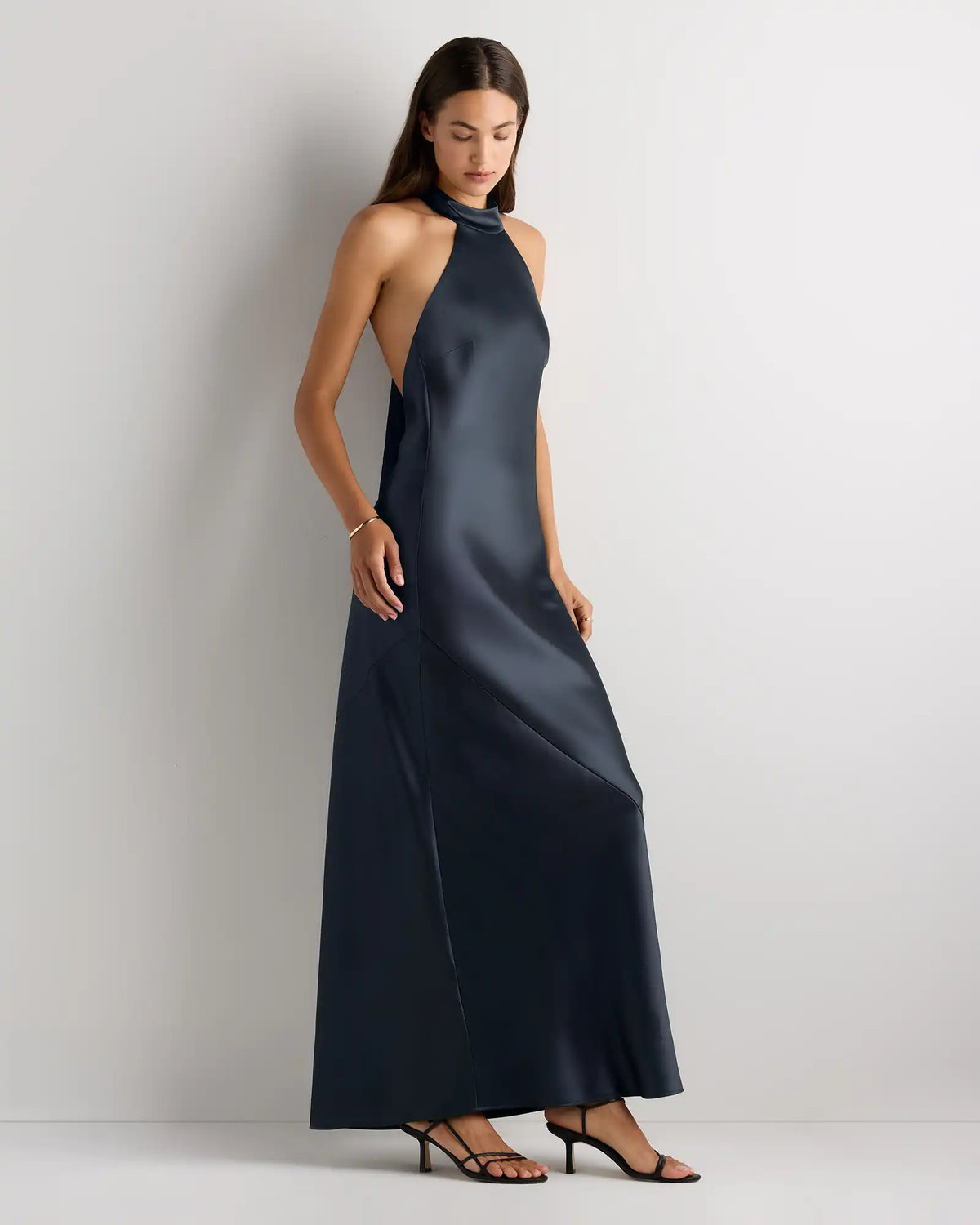 Catalina Stretch Satin Dress