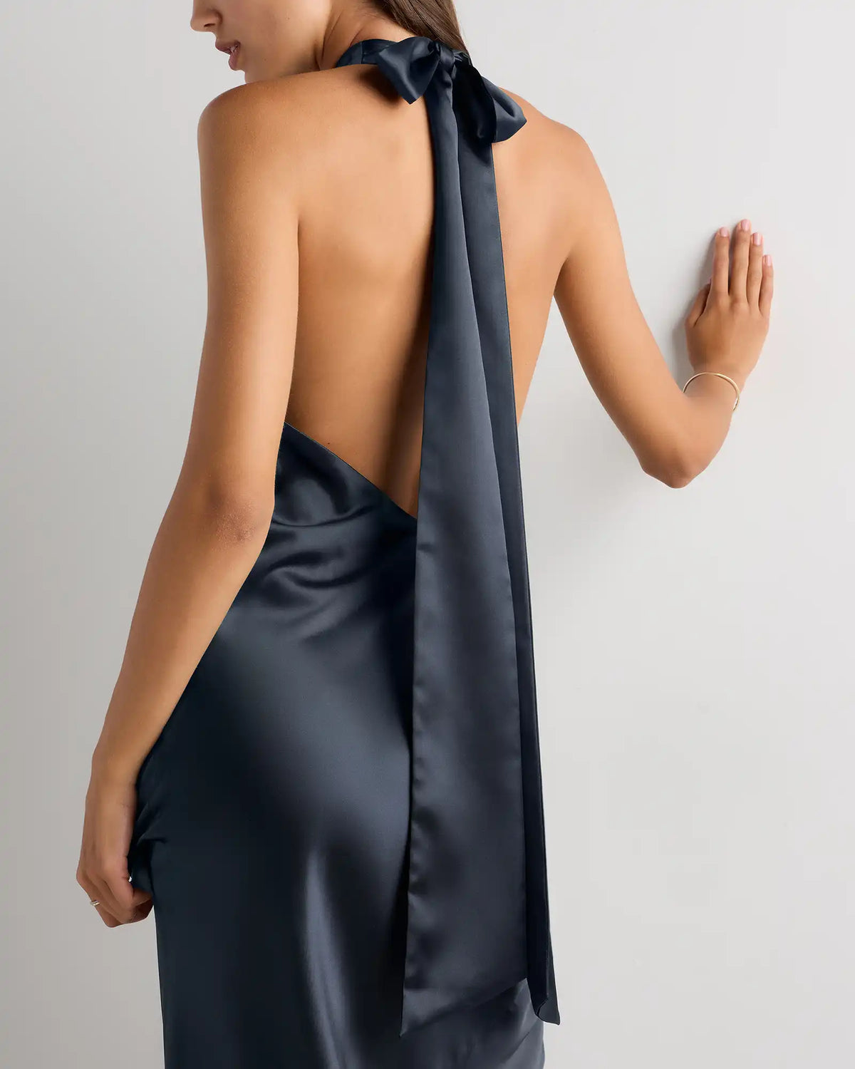 Catalina Stretch Satin Dress