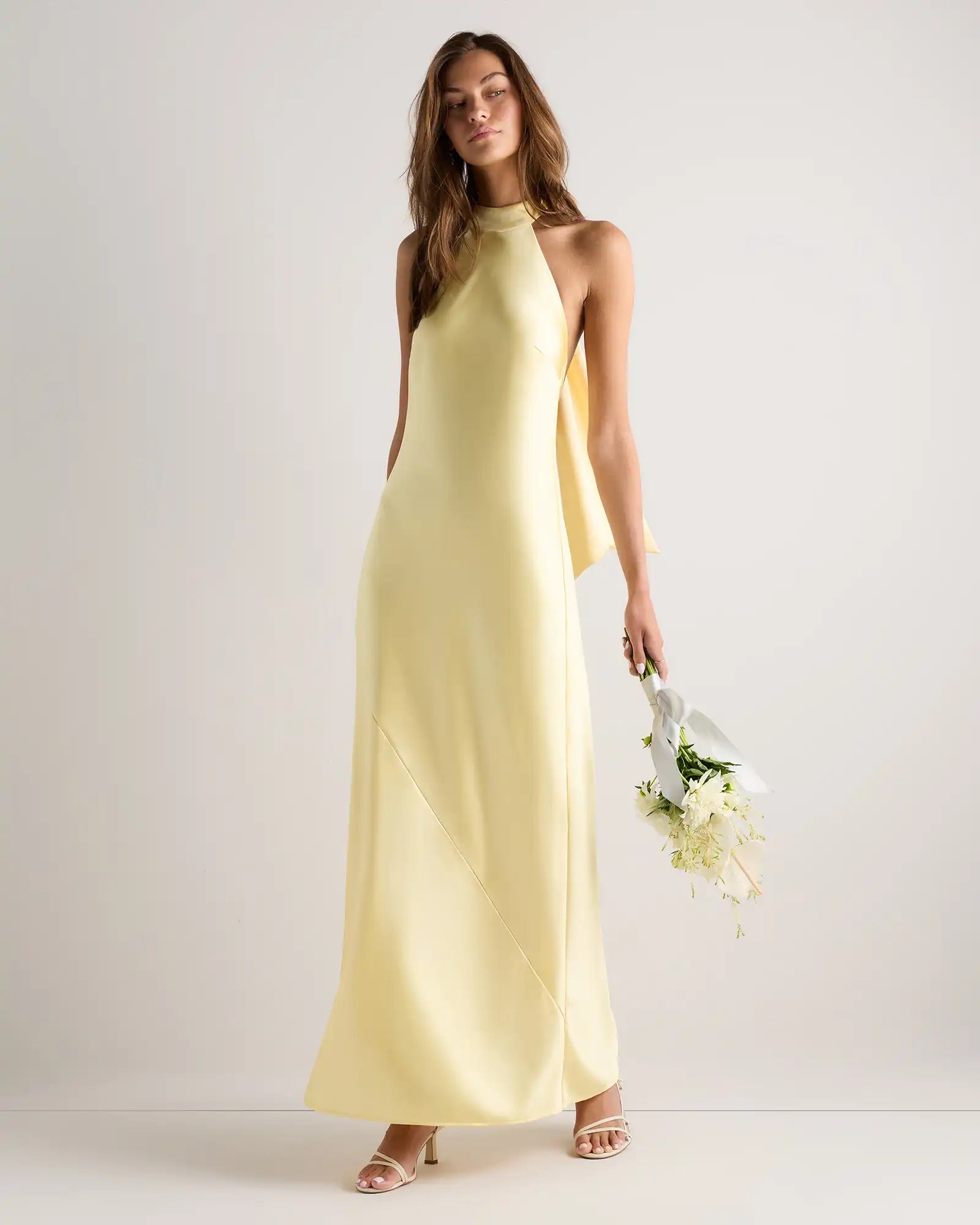 Catalina Stretch Satin Dress