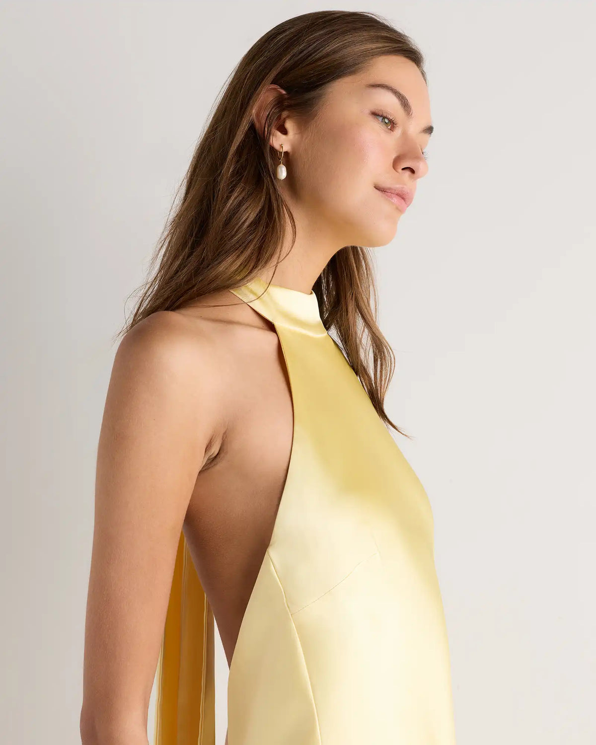 Catalina Stretch Satin Dress