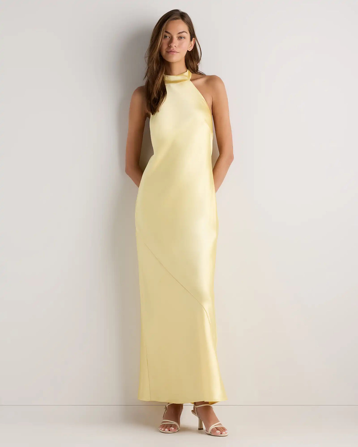 Catalina Stretch Satin Dress
