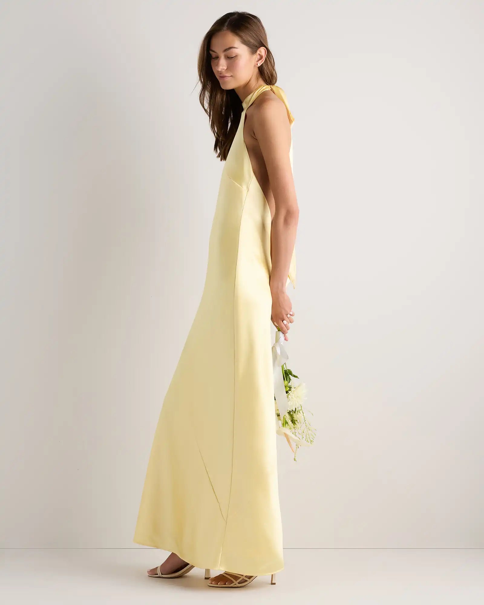 Catalina Stretch Satin Dress