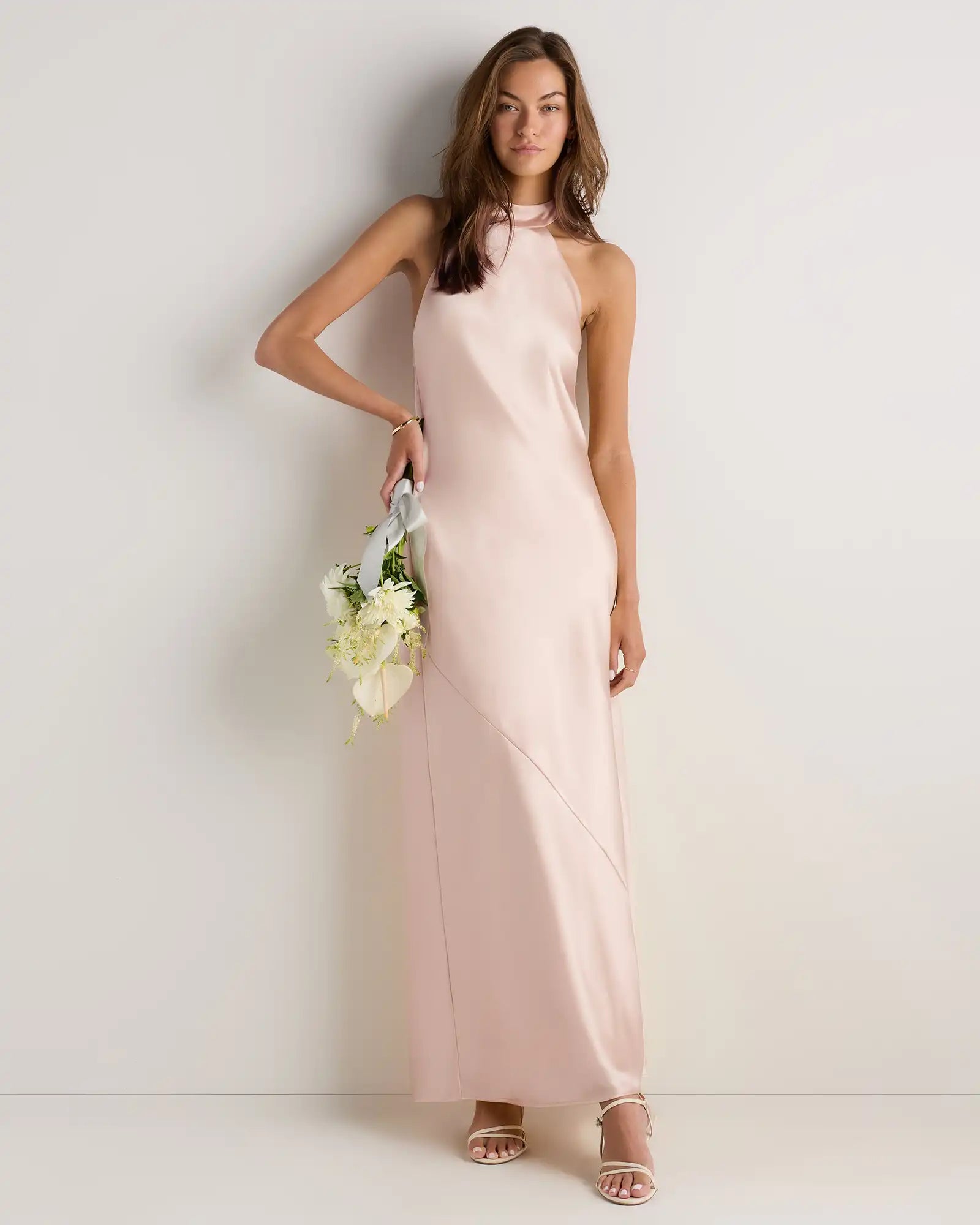 Catalina Stretch Satin Dress