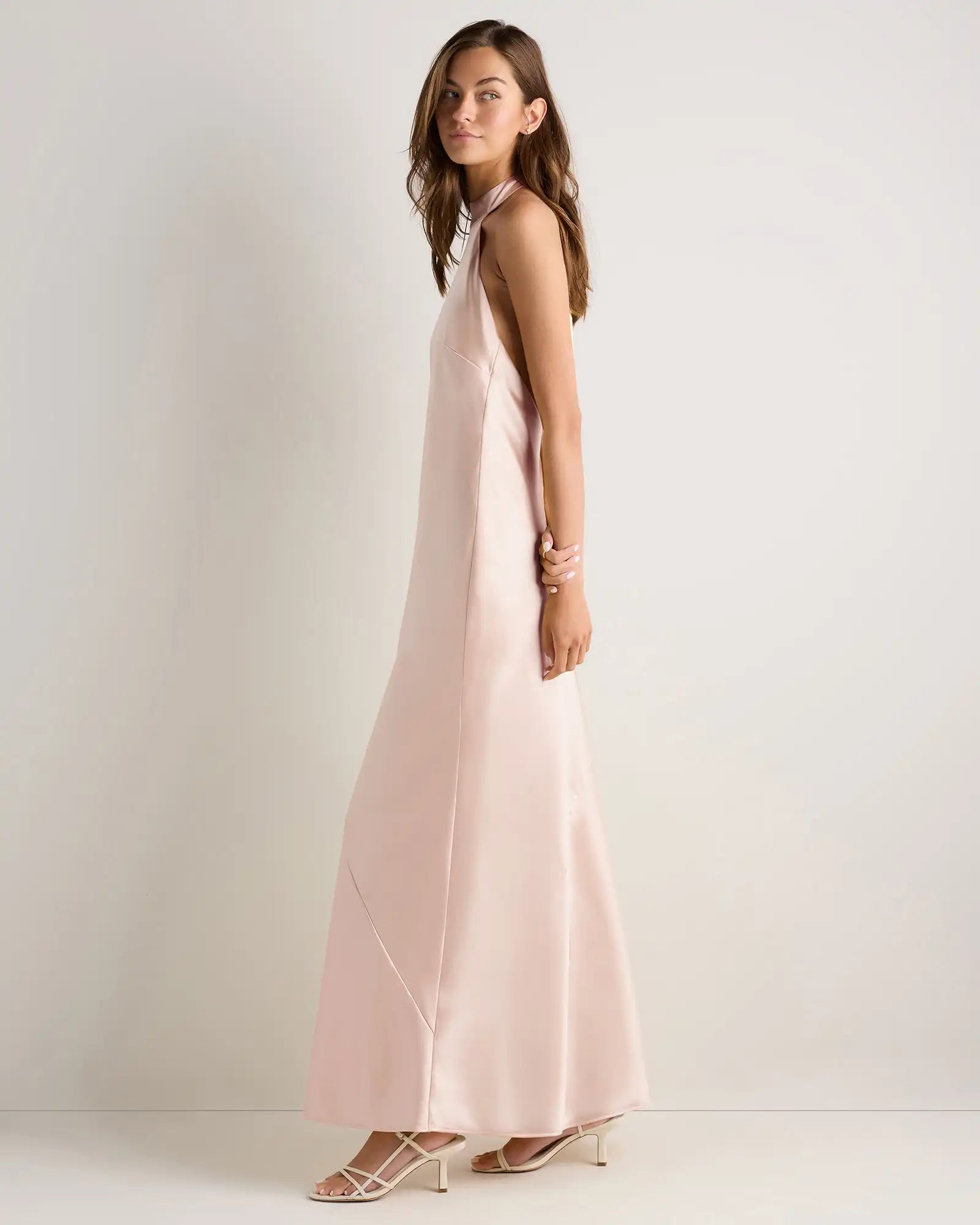 Catalina Stretch Satin Dress