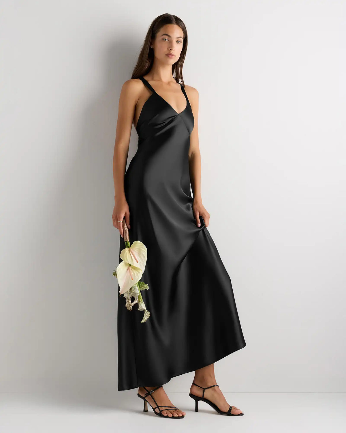 Bianca Stretch Satin Dress