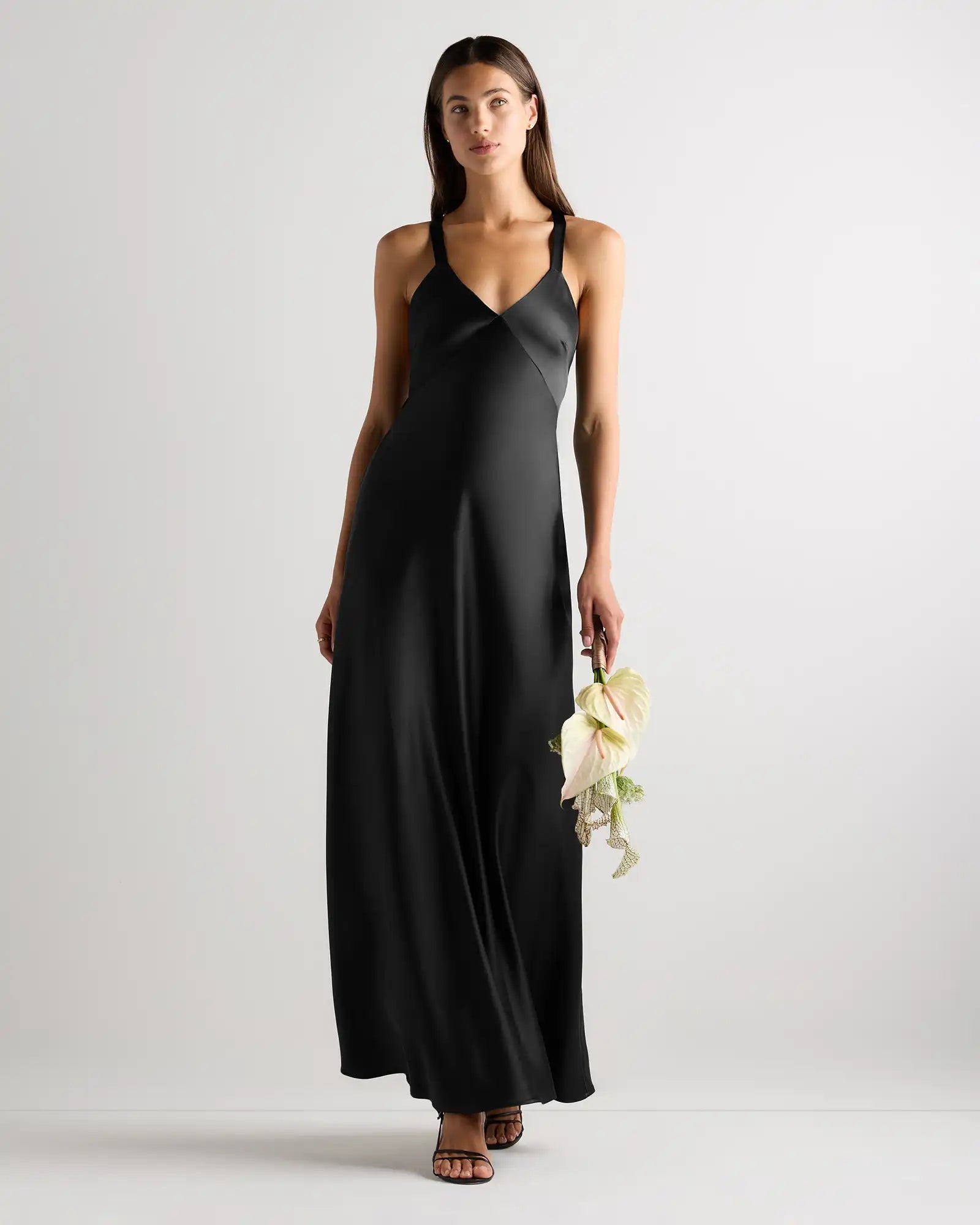 Bianca Stretch Satin Dress